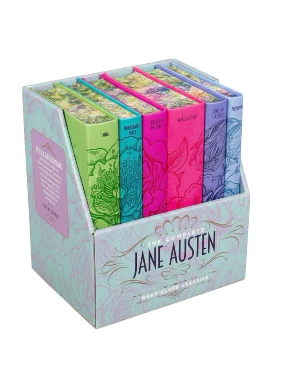 The Complete Jane Austen Box Set Word Cloud Classics ALL 6 NOVELS